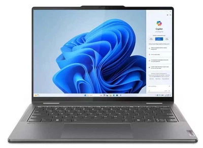 Ноутбук Lenovo Yoga 7 (83JQ004EPB), Intel Core Ultra 5 226V / 14" / OLED / Touch / RAM 16 ГБ LPDDR5X / SSD 512 ГБ / Intel Arc Graphics / Windows 11 Home / Сірий