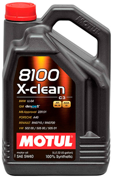 Olej silnikowy Motul 8100 X-clean 5W-40 4 l (104720)