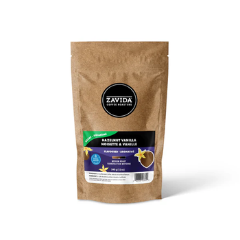 Кава Zavida Decaf Hazelnut Vanilla "Фундук Ваніль Без кофеїну" Обсмаження Середнє 340г