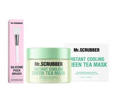 Охолоджувальна маска для обличчя Instant Cooling Green Tea Mask з екстрактом зеленого чаю Mr.SCRUBBER