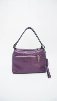 Сумка маленькая через плечо кожаная фиолетовая ARTiS Bags 1669 5051