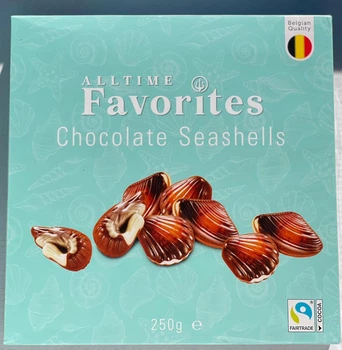 Цукерки AllTime Favorites Chocolate Seashells, 250 г