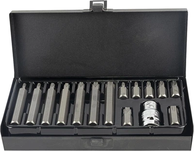 Набор бит Ultra TORX 10 мм 15 шт S2 (металл. кейс) (4016912)