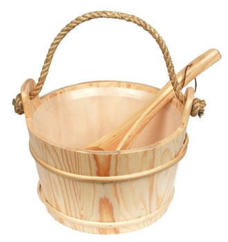 Wiadro SAUNA BUCKET WITH LADLE (5 L) (4772013000440)