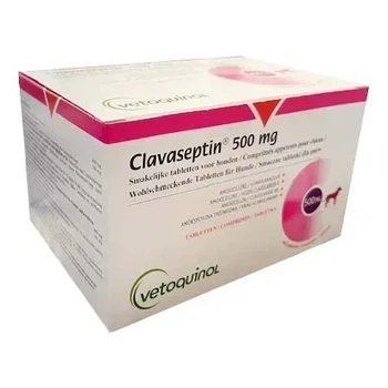 Противоинфекционный препарат Vetoquinol Clavaseptin 500 мг 10 таблеток