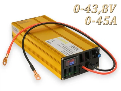 Зарядное устройство LiFeR для аккумуляторов LiFePO4 36V 45A. Зарядка для аккумулятора 36В / (0-43.8 вольт)