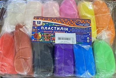 Пластилін супер легкий 12 кольорів * 25грам Josef Otten (34SL7725-1)