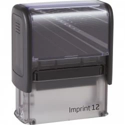 Оснастка к штампу пластиковая Imprint 12 размером 47х18 мм Черный