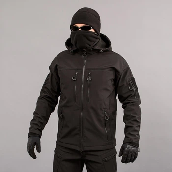 Куртка SoftShell Armoline URBAN SCOUT BLACK. M