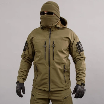 Куртка SoftShell Armoline URBAN SCOUT OLIVE. 3XL