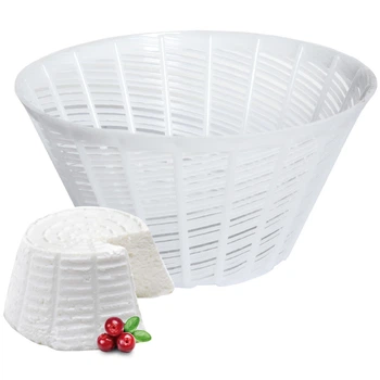 Форма для сыра Cheese master "Рикотница" 1.67 л пластиковая white