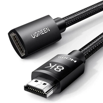 Кабель UGREEN HD151 HDMI 8K Male to Female Extension Cable 1m Black (40447)