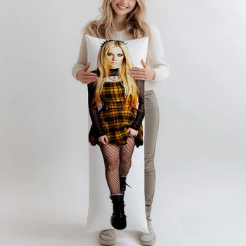 Аврил Лавин (Avril Lavigne) дакимакура, подушка ростовая 120*40 см