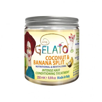 Маска интенсивная ревитализирующая для волос Банан и Кокос. BES Gelato 250 мл