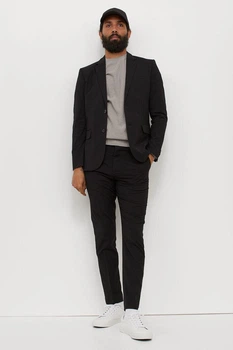 Брюки H&M чорний CHYJA227 48
