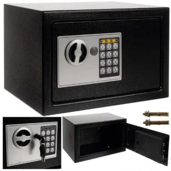 Электронный сейф Malatec 31x20x20 см с кодовым замком и ключом (6598-6185)