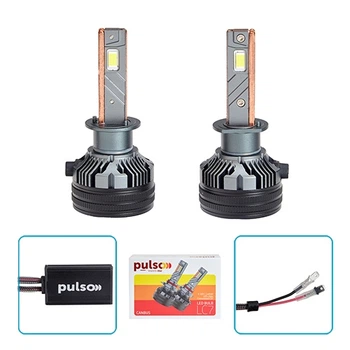 Комплект автоламп Pulso LED Chip 2x85W 20000Lm 6000K (LC7-H1)