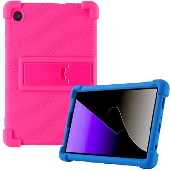 Защитный чехол Deexe Silicone Kickstand для Samsung Galaxy Tab A11 (X130/135) - Rose