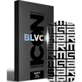 Защитное стекло ArmorStandart Infinity Black Icon 2.75D для iPhone 17 Pro Max