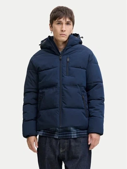 Куртка демисезонная с капюшоном мужская Jack & Jones 12278792-64253 2XL Sky Captain (5715724885523)