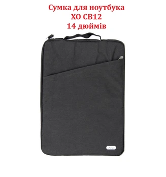 Сумка для ноутбука XO CB12 14 дюймов Черный