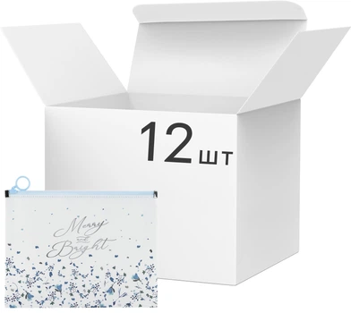Набор папок на молнии Axent Flower Symphony-1 A5+ Zip-lock 12 шт (1498-44-A)