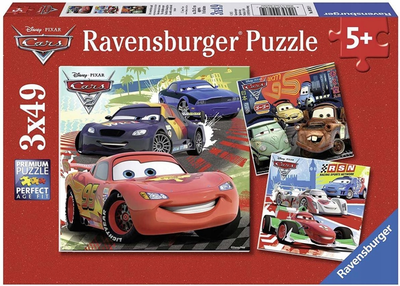 Puzzle Ravensburger Auta 2 3 x 49 elementów (RSV-092819)