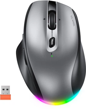 Мышь MeeTion BTM007 Wireless/Bluetooth Gray (MT-BTM007-W)
