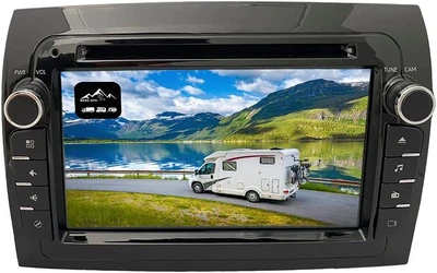 Штатная автомагнитола BergGPS FD-7000D для Fiat Ducato Camper / 7" / Сенсорная / 4/64Гб / Apple CarPlay / Android Auto / Wi-Fi / GPS / Bluetooth / CD Player / USB / DAB+