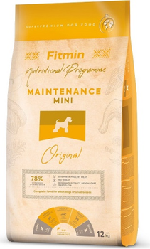 Sucha karma dla psów Fitmin Maintenance Mini 12 kg (8595237035397)