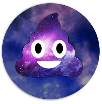 Попсокет ( popholder ) со Смайликом в космосе Фиолетовый