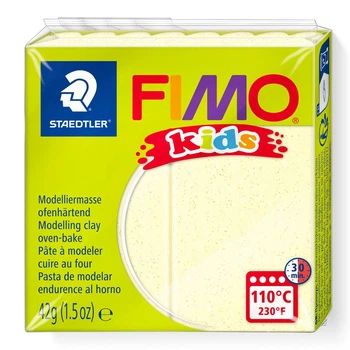 Полимерная глина Fimo Kids желтая перламутровая 42 грамма Staedtler, 8030106