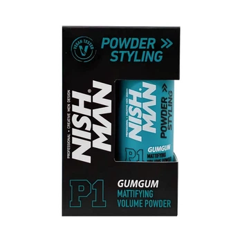 Пудра для створення об'єму матова Nishman P1 Gum Gum