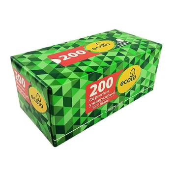 Серветка Ruta Ecolo пенал 200 шт. двошарова (1167)