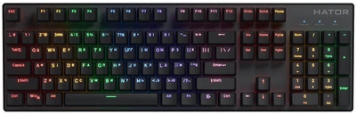 Клавиатура Hator Icefall Mecha Rainbow USB Black (HTK104UA)