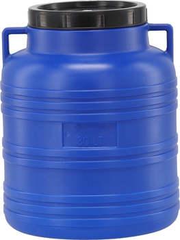 Beczka plastikowa do kiszenia Kadax Odda niebieska 30 l (5903699432617)