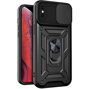 Чохол Ummi Camshield Serge Ring для Apple iPhone X / XS (5.8") Чорний - 00000080690_7