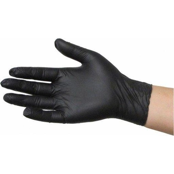 Перчатки нитриловые неопудренные easyCARE BLACK (черные)
