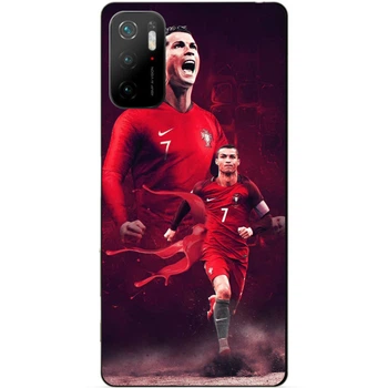Силіконовий бампер чохол Candy для Xiaomi Poco M3 Pro з малюнком Ronaldo Португалія Роналдо