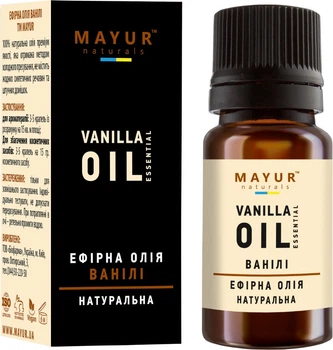 Ефірна олія Mayur Ваніль 10 мл (4820230951585)