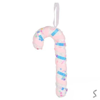 Іграшка-підвіска новорічна "Lollipop" 17см, R33894, Рожевий