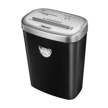 Уничтожитель документов Fellowes 53C с перекрестной резкой на 10 листов и уничтожением карточек для офиса (7471E7023797)