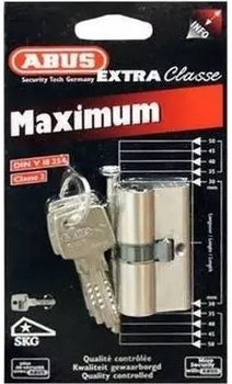 Cylinder Abus D6 Nickel 5K 40x40 mm (ABU-78846)
