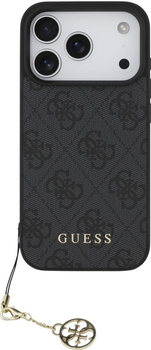 Панель Guess 4G Charms для Apple iPhone 17 Pro Black (GUHMP17LGF4GCK)