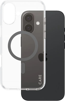 Панель CARE by PanzerGlass Flagship Case Transparent Urban Combat w. Black MagSafe для Apple iPhone 16 Plus (5715685004131)