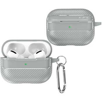 Защитный чехол Deexe Carbon Case для AirPods Pro 3 - Grey