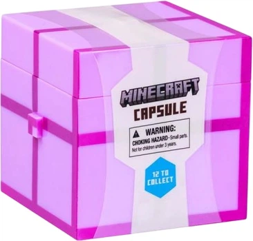 Фигурка - сюрприз Minecraft Капсула миров Розовая упаковка (MC9018-1)