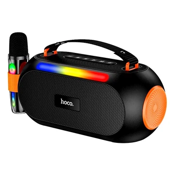 Портативная беспроводная Bluetooth колонка Hoco DS64 |30W, BT5.3, USB/TWS, Картридер, 6h| караоке с микрофоном