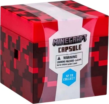 Фигурка - сюрприз Minecraft Капсула миров Красная упаковка (MC9018-3)