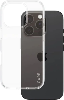 Etui CARE by PanzerGlass Flagship Case Transparent Urban Combat w. Clear Frame do Apple iPhone 16 Pro (5715685004209)